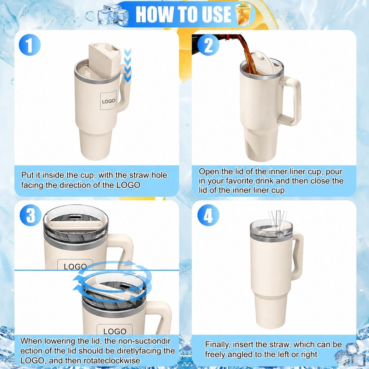 SipFusion™ Dual Drink Liner